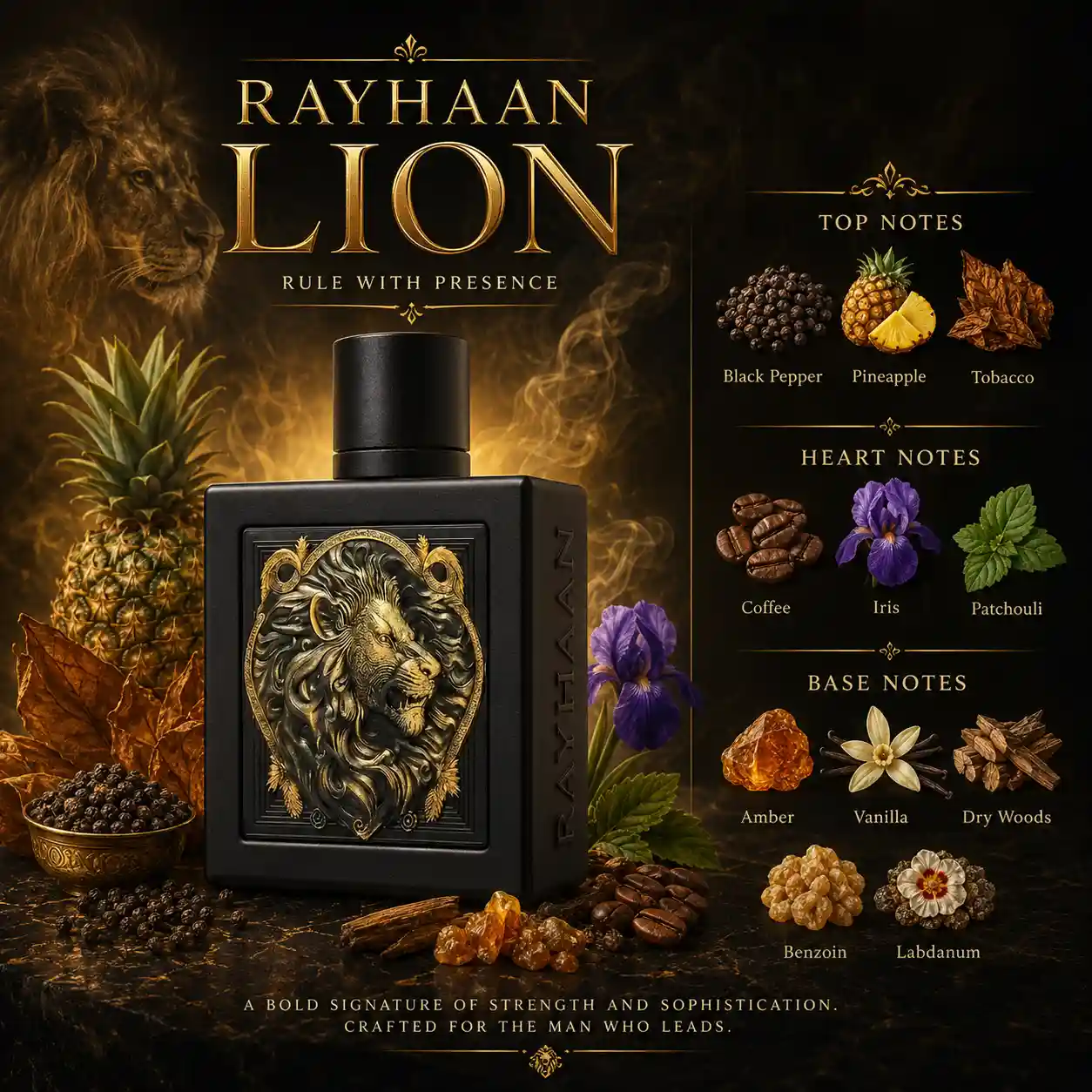 Rayhaan Lion EDP  100ml image 3