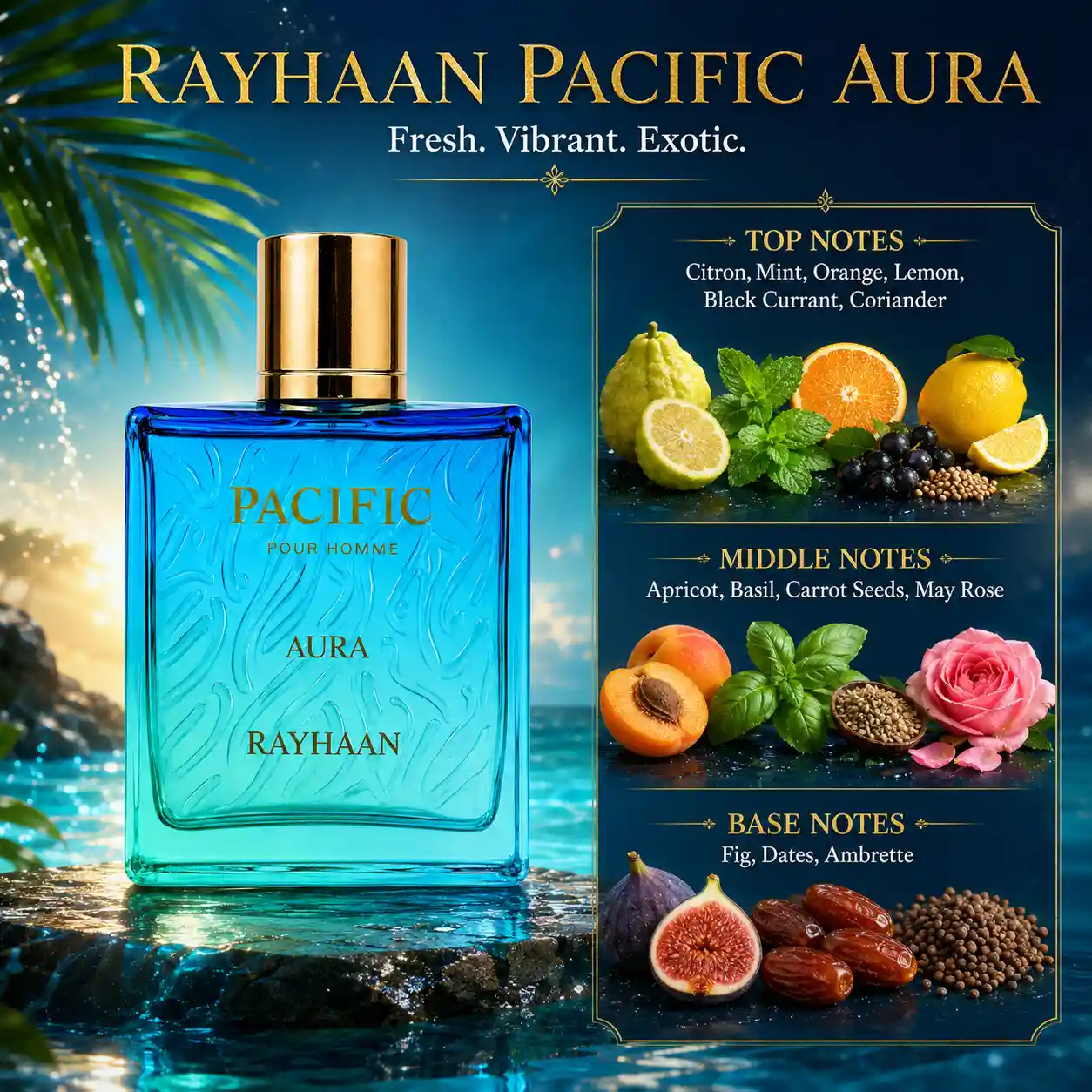 Rayhaan Pacific Aura EDP 100ml image 3