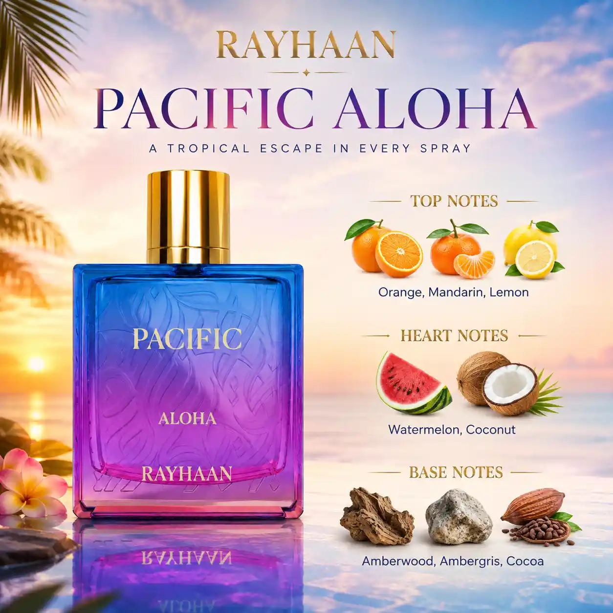 Rayhaan Pacific Aloha EDP 100ml image 3