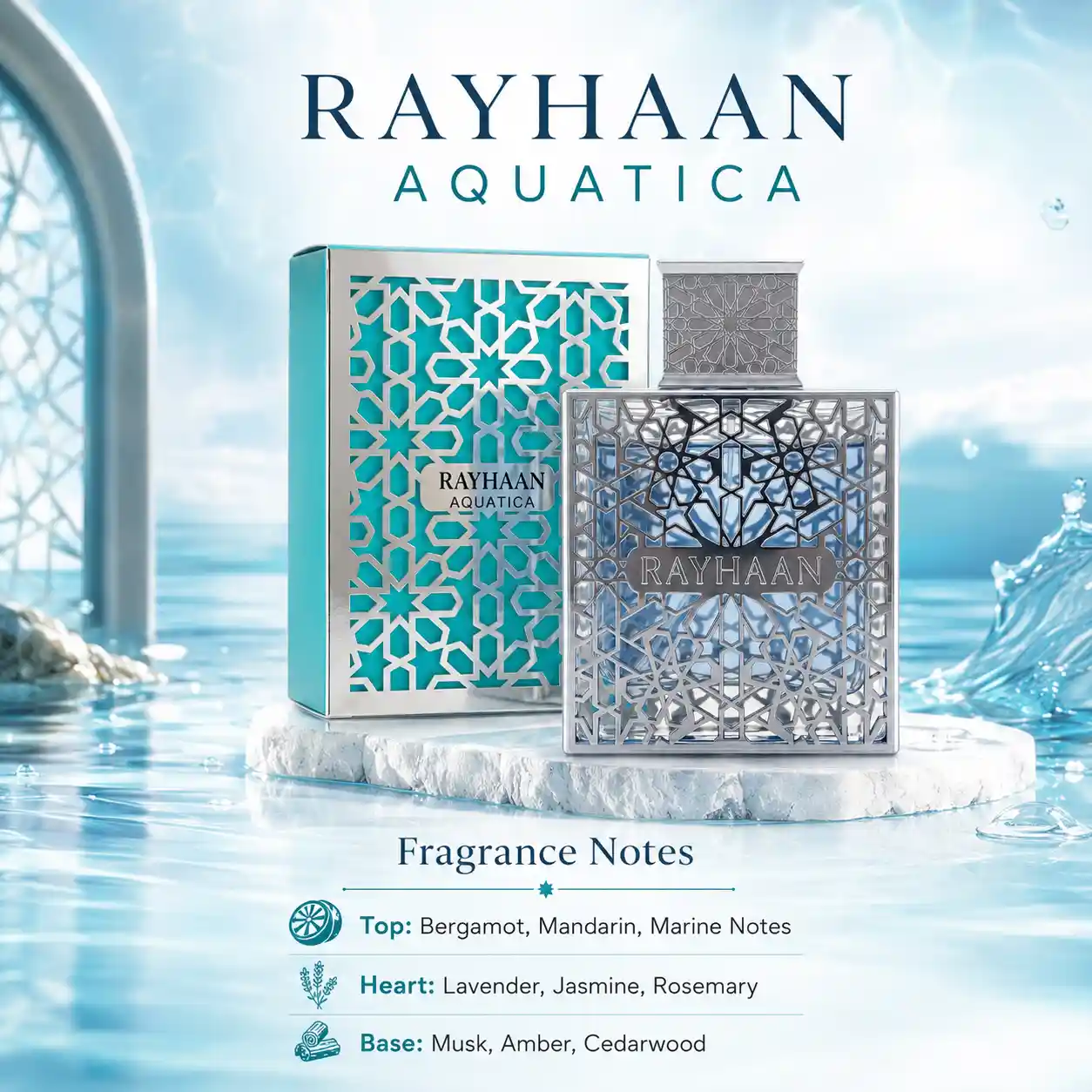 Rayhaan Aquatica EDP 100ml image 3